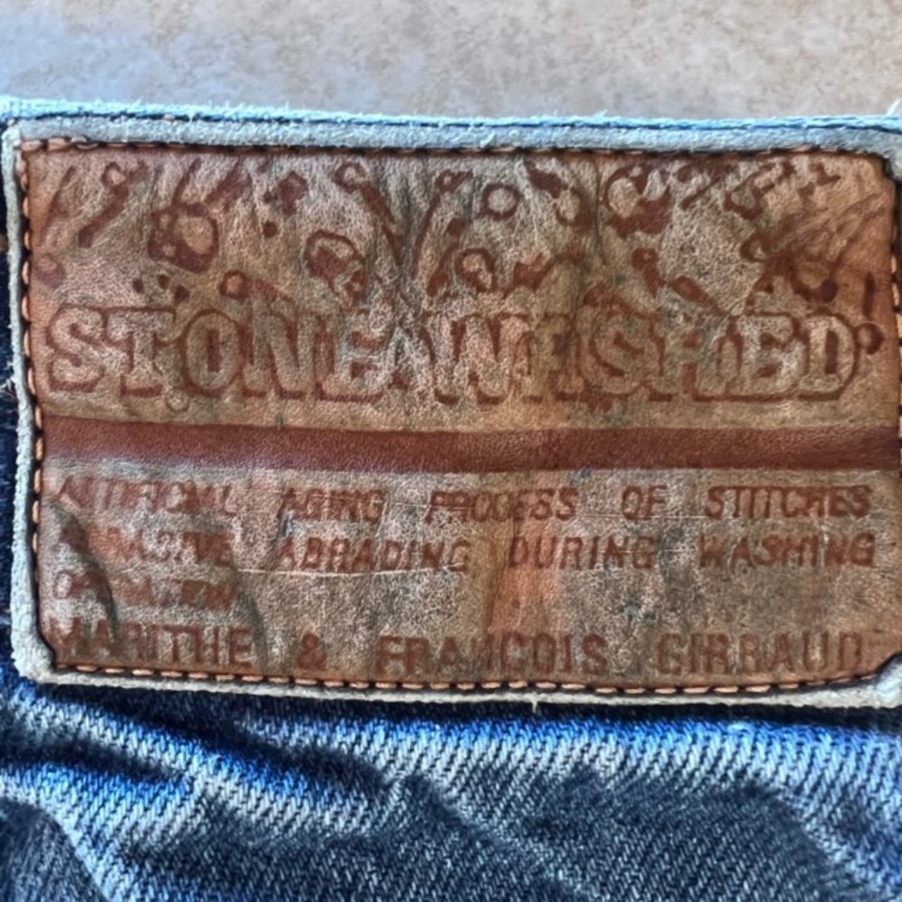 Vintage Marithe Francois Girbaud Denim Jean Skirt 7/8 - Picture 6 of 15